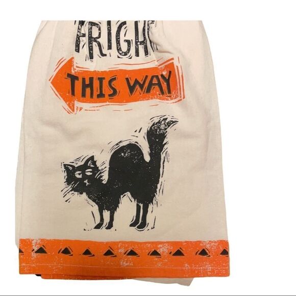 Black Cat Halloween Kitchen Towel Set Decoration - Picture 3 of 13